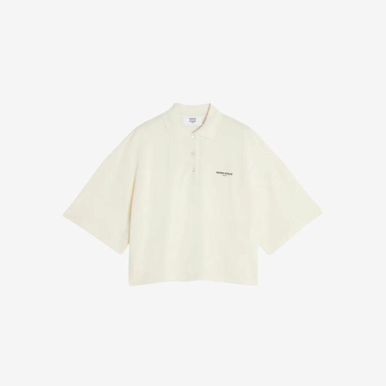Áo polo nữ Maison Kitsune Paris dáng Oversized