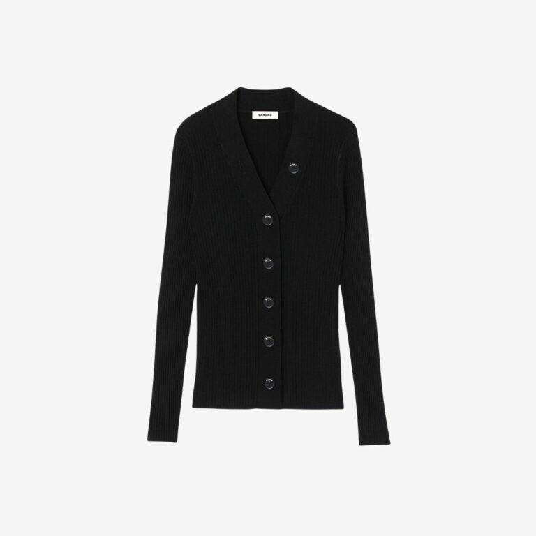 Áo cardigan len gân mịn