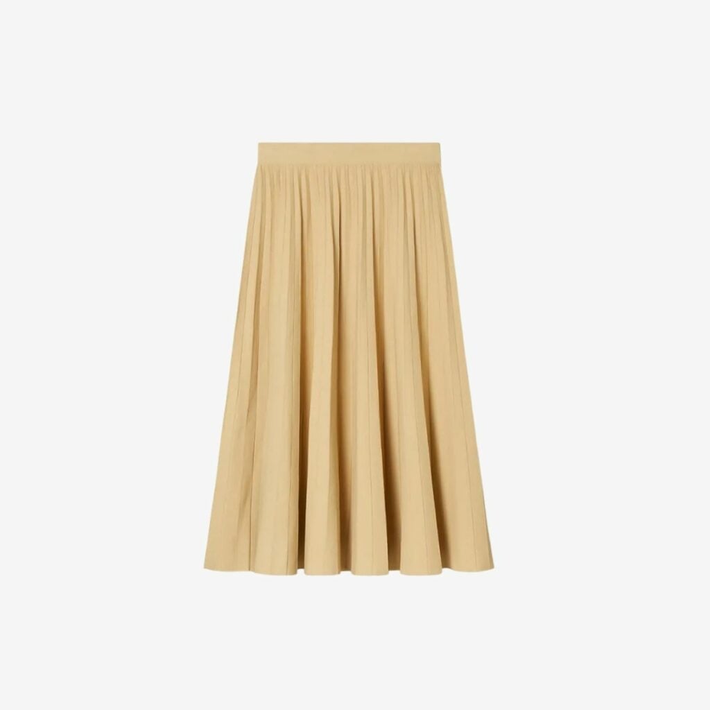 Chân váy xếp ly viscose