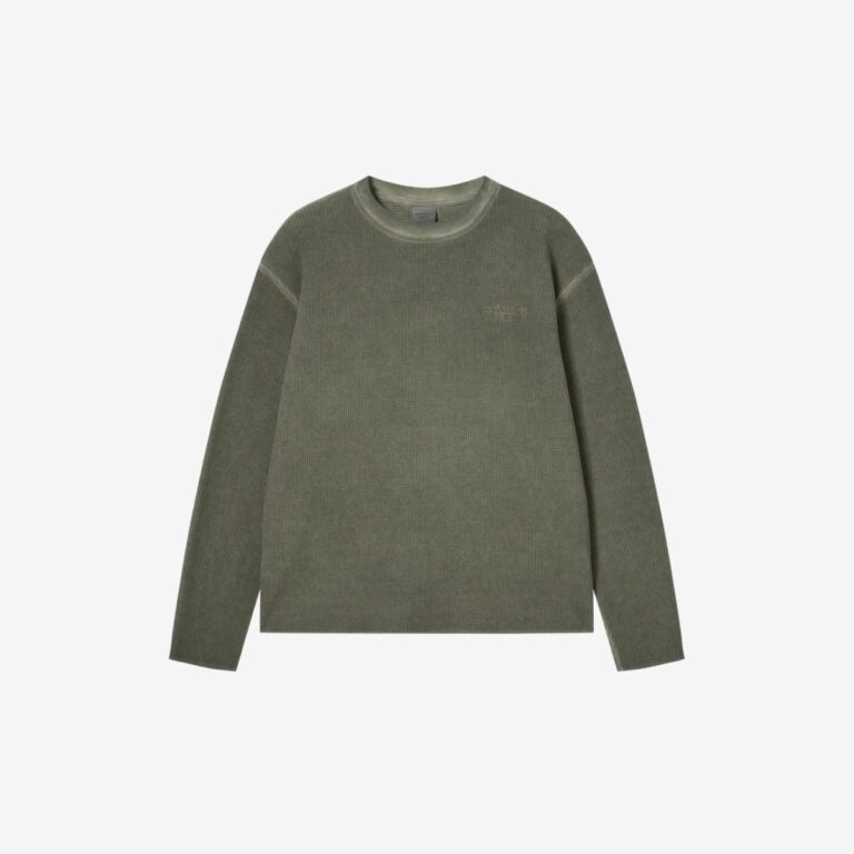 Áo thun dài tay Waffle Dyed