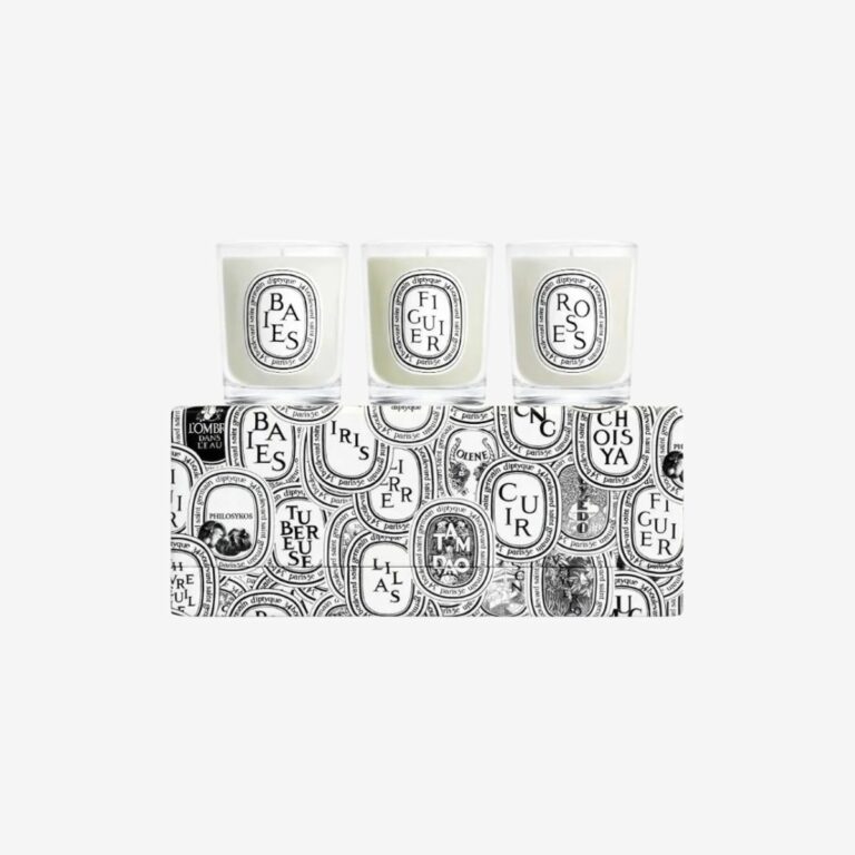 Set 3 nến 70g: Baies, Figuier, Roses