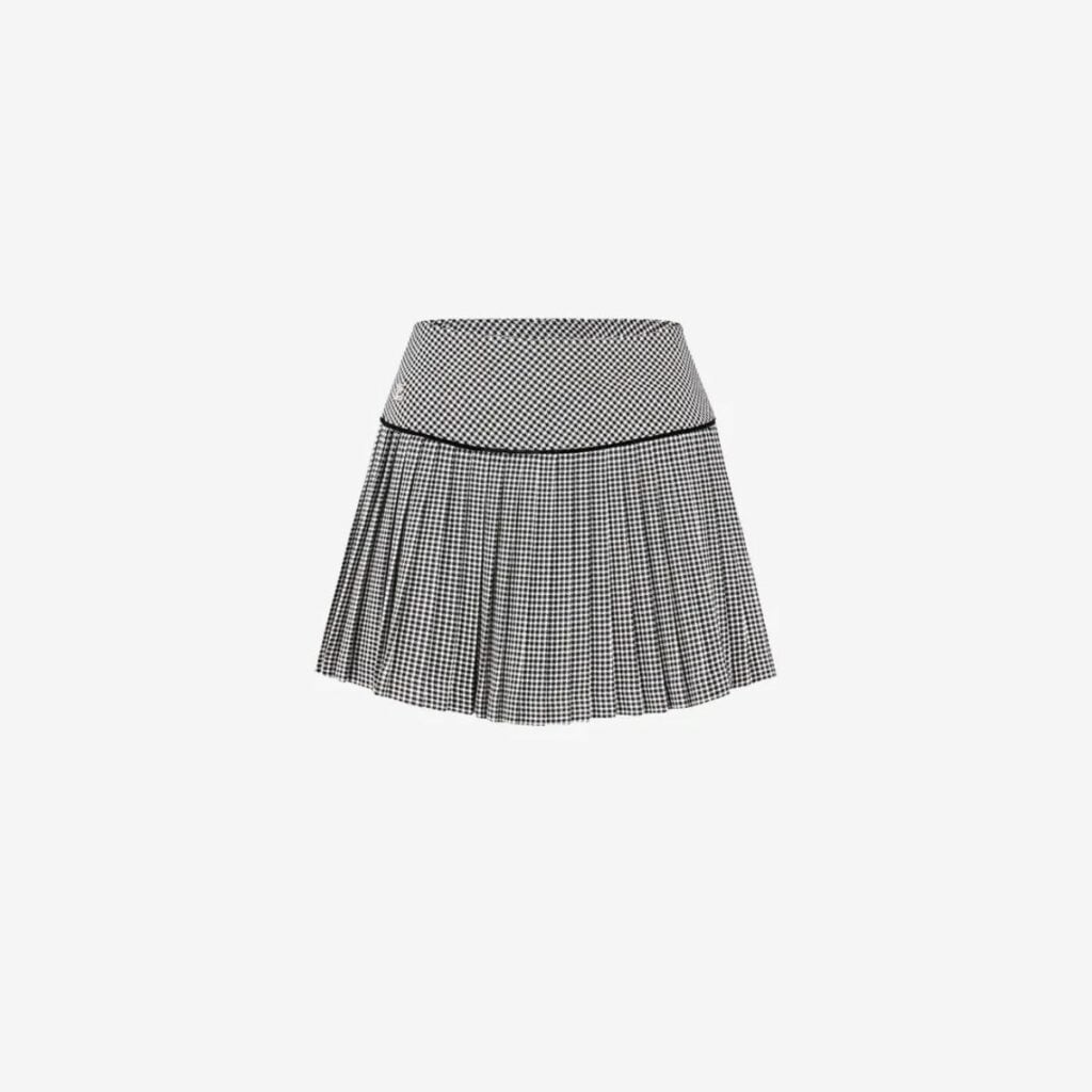 Chân váy xòe xếp ly Crystal Logo