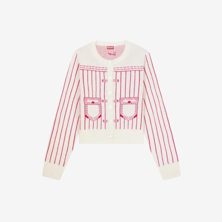 Áo cardigan KENZO Trompe L’œil cotton pha len