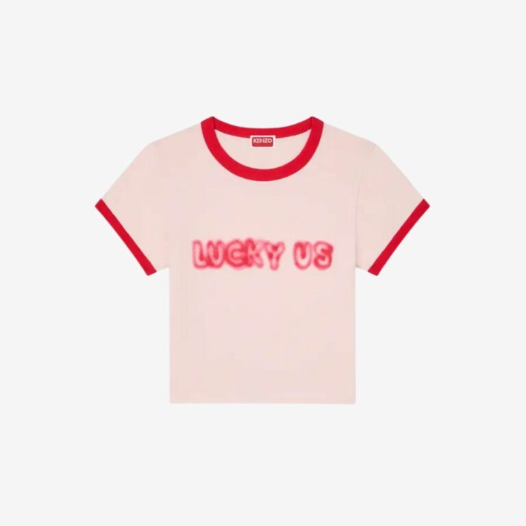 Áo thun cotton dáng lửng KENZO Words