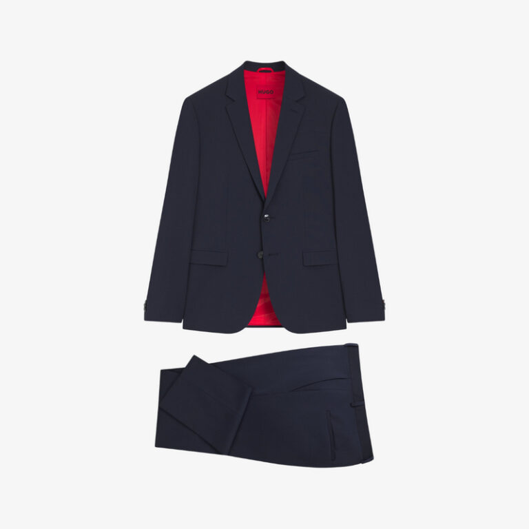 Bộ suit 2 món đồ len pha dáng extra-slim-fit