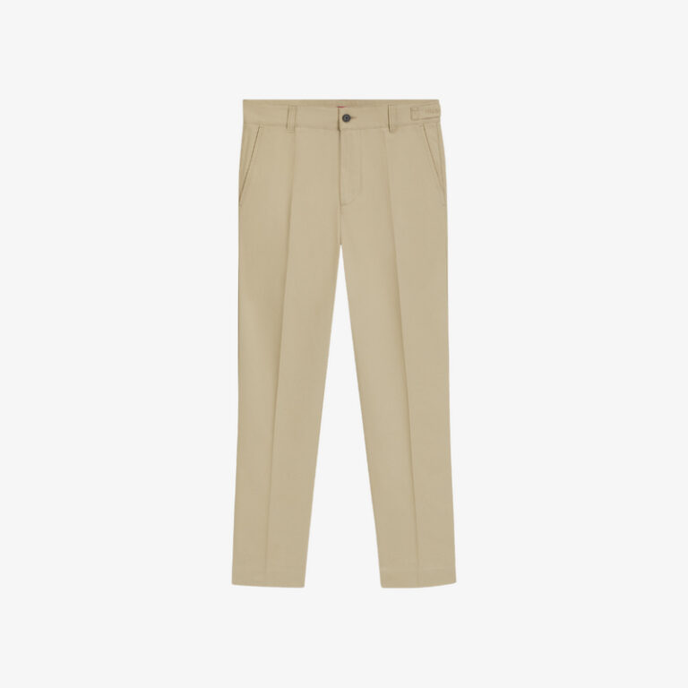 Quần chinos dáng slim fit vải cotton twill mercerised