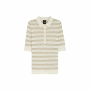 Áo len merino tay ngắn cổ polo