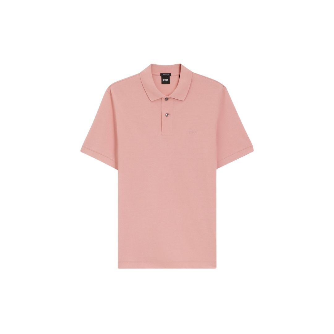 Bộ sưu tập BOSS Summer 26: Hào quang dẫn lối 20 Áo polo Pallas vải cotton piqué thêu logo