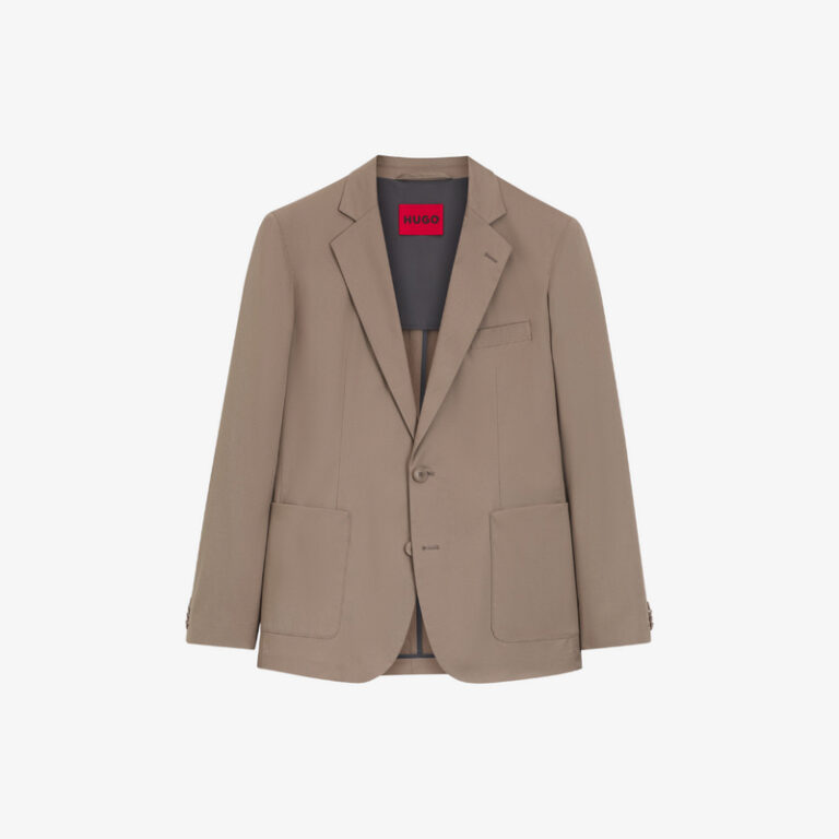 Áo blazer dáng slim fit vải cotton co giãn