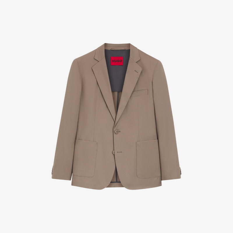 Áo blazer dáng slim fit vải cotton co giãn