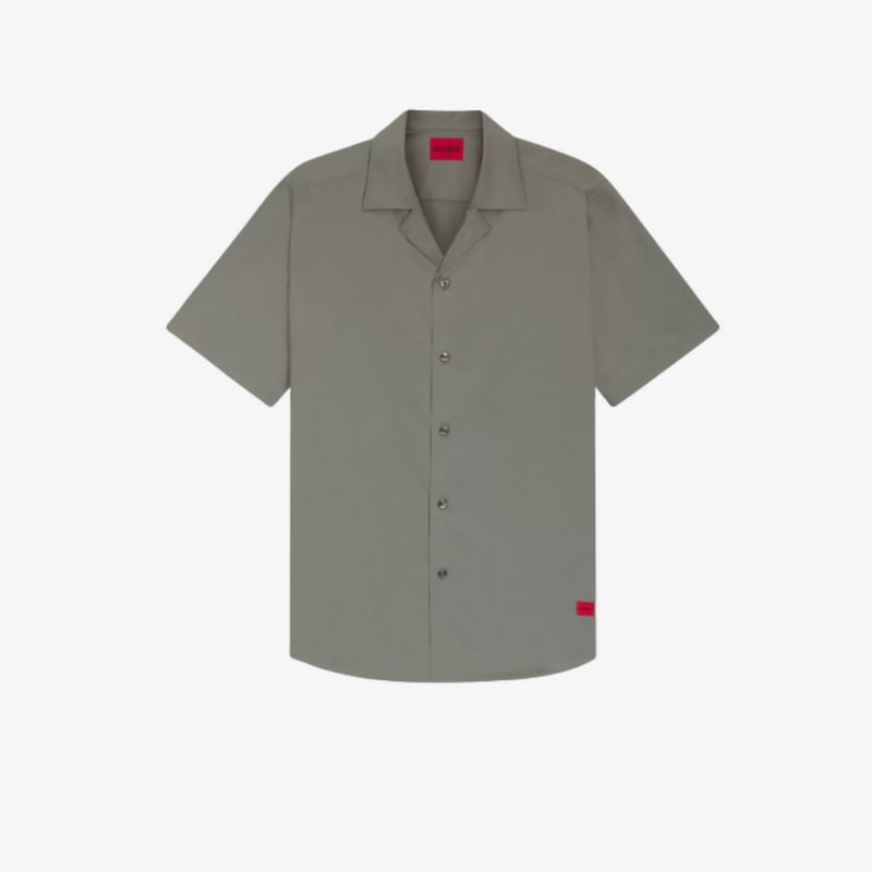 Áo sơ mi form rộng thoải mái bằng vải poplin cotton
