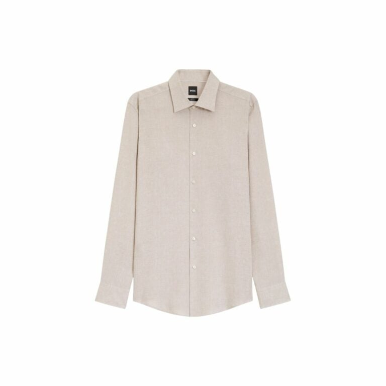 Áo sơ mi linen Ý dáng slim fit