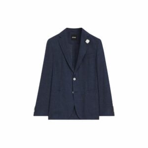 Be Your Own BOSS | Bộ sưu tập BOSS Xuân Hè 2023 40 Áo blazer linen pha dáng slim fit, có thể giặt máy