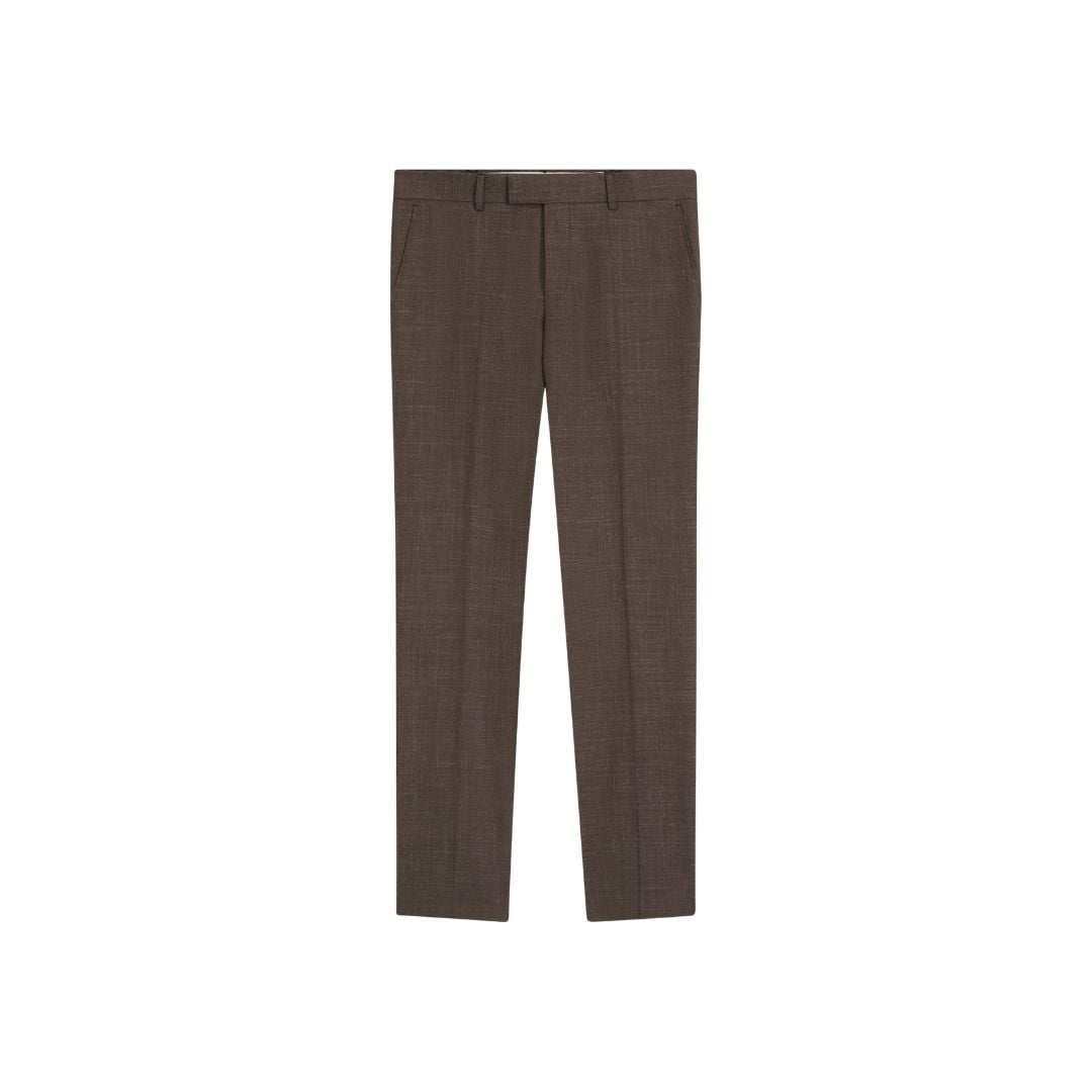 Quần trousers len pha lụa, linen dáng slim fit