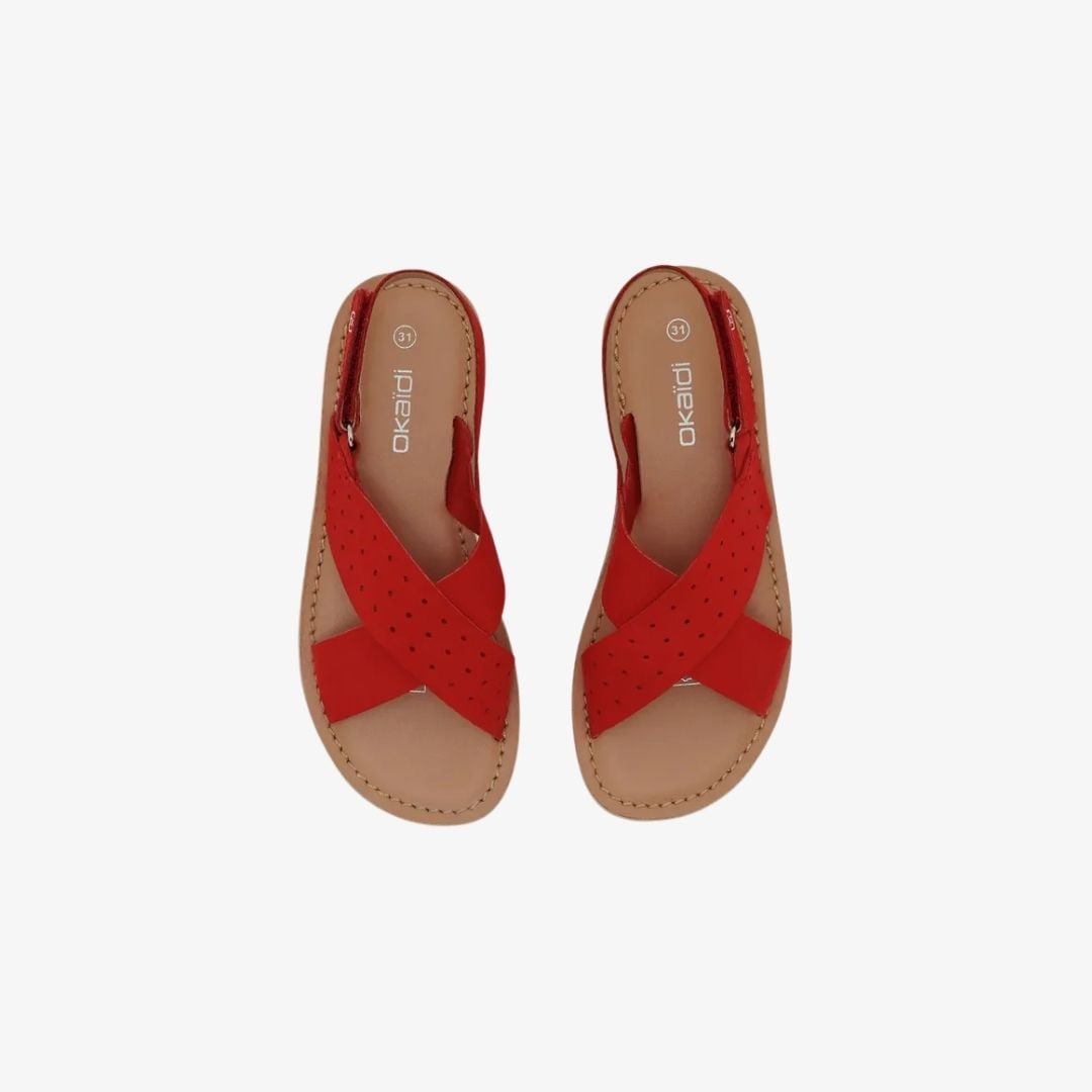 Dép da Nubuck đục lỗ