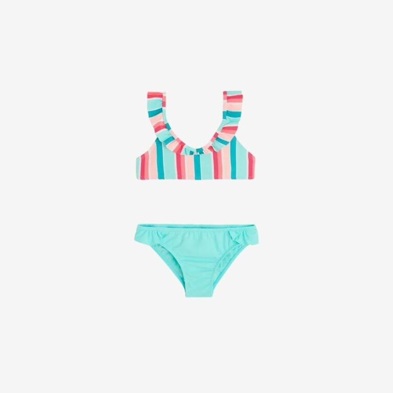 Bộ bơi 2 mảnh kẻ màu sắc