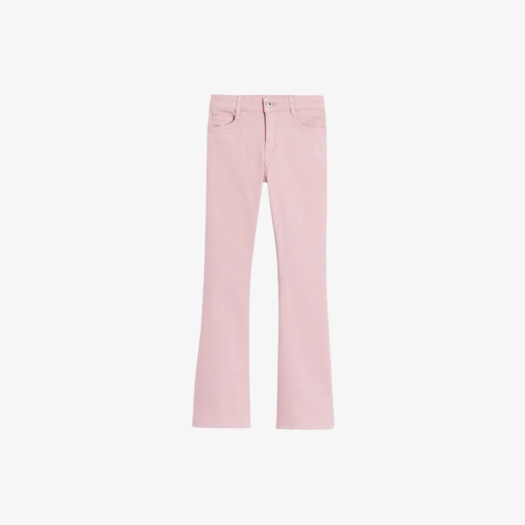 Quần ống loe canvas