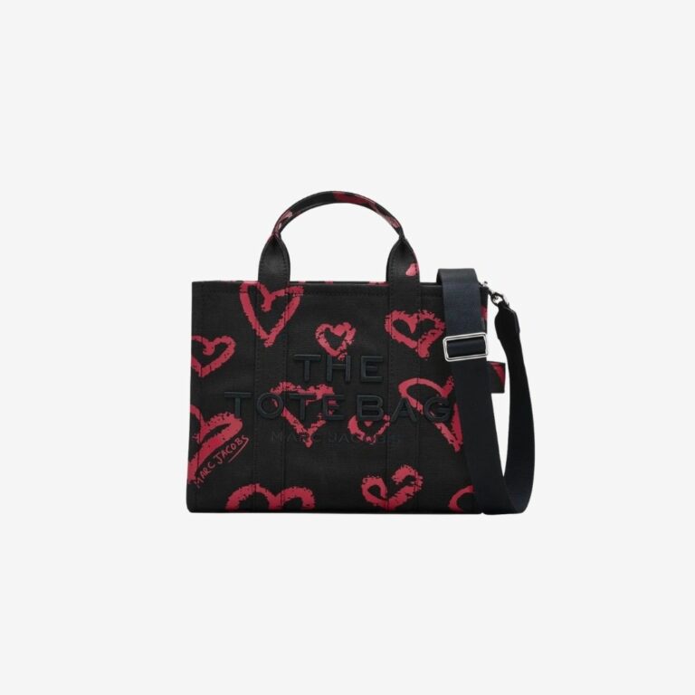 Túi tote Lipstick Heart Canvas Medium