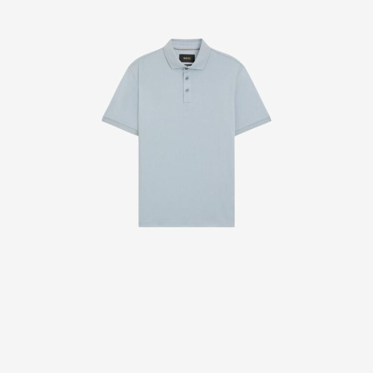 Áo polo dáng regular, cotton Ý mercerized