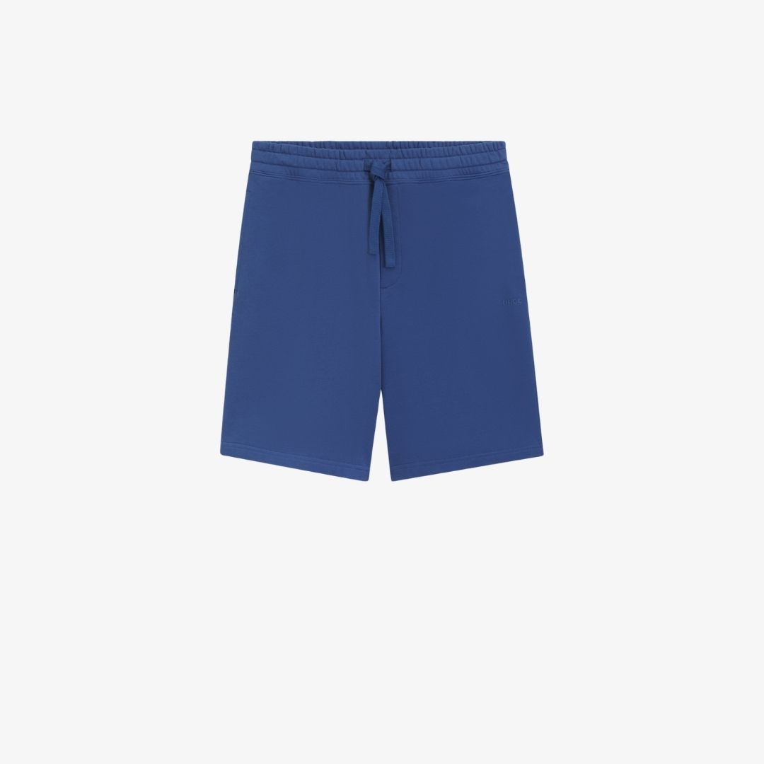 Quần short cotton terry in logo