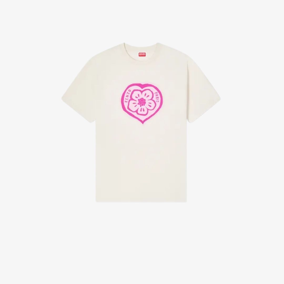 Áo thun Kenzo Boke Heart dáng rộng, cotton