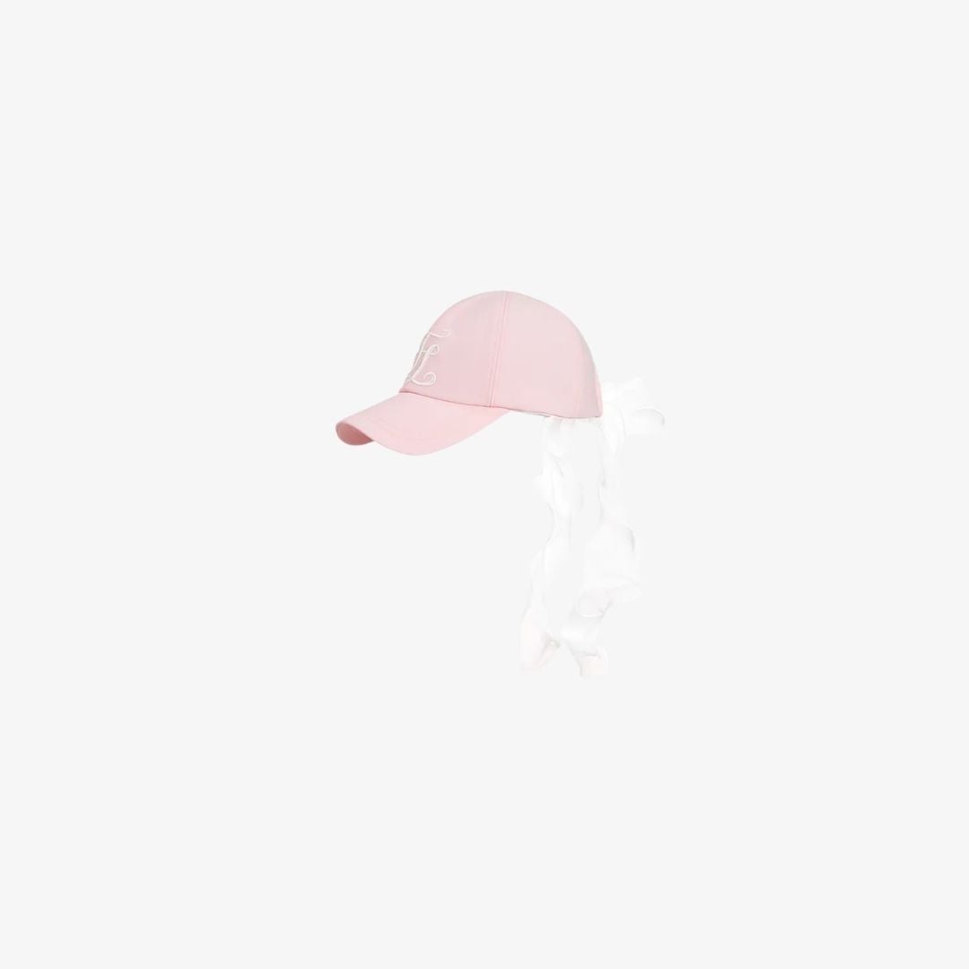 Mũ Organza Ribbon Logo Cap