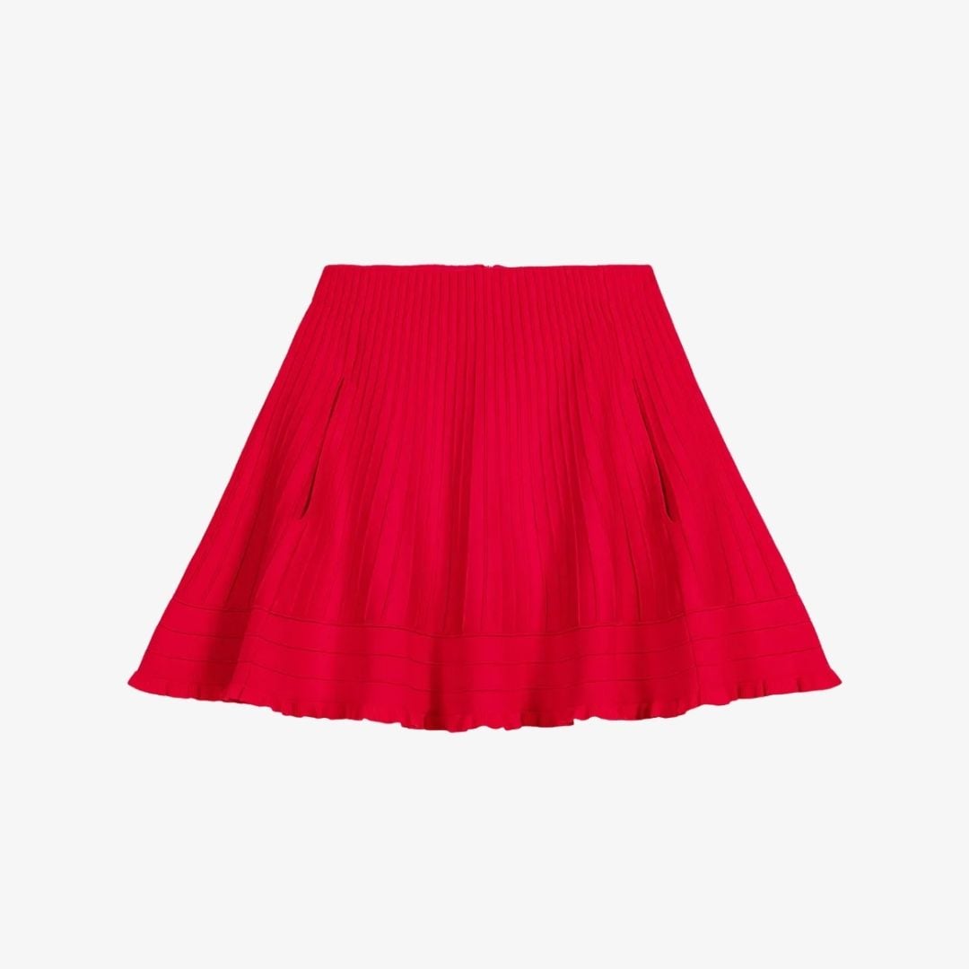 Váy ngắn dệt kim