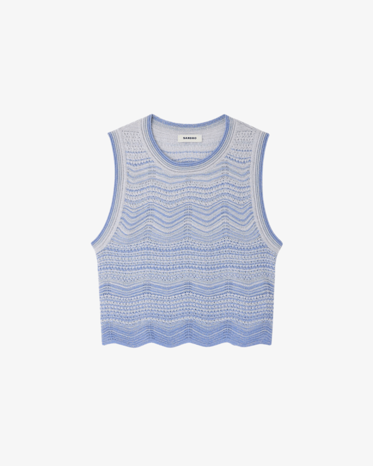 Áo croptop dệt kim