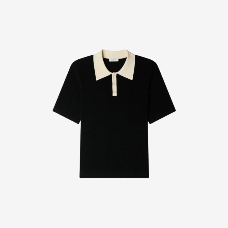 Áo polo phối hai màu