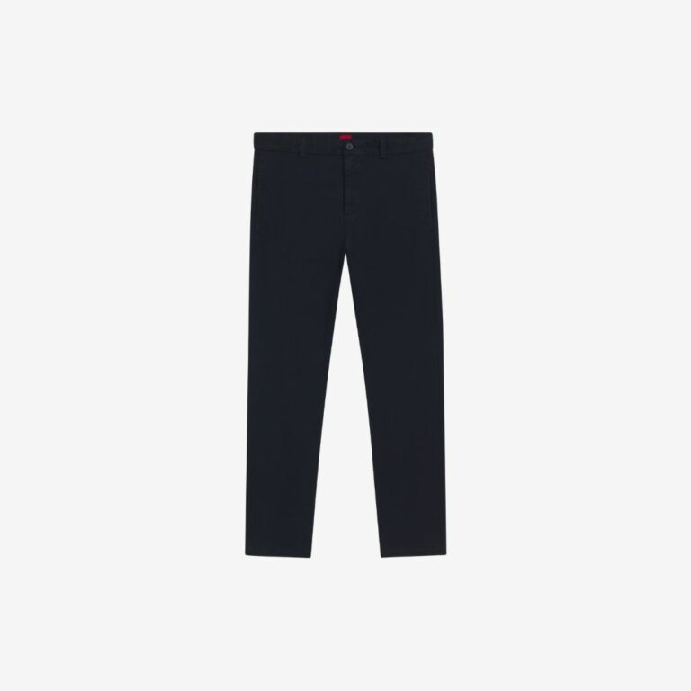 Quần dáng ôm slim fit vải gabardine cotton co giãn
