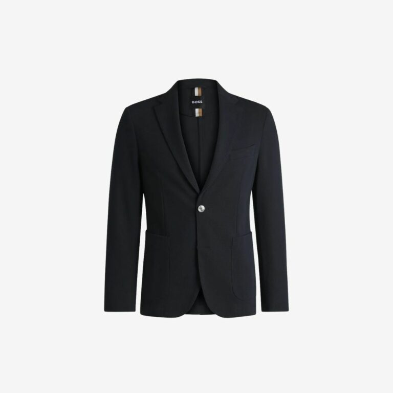 Áo blazer dáng slim fit vải cotton họa tiết nhỏ