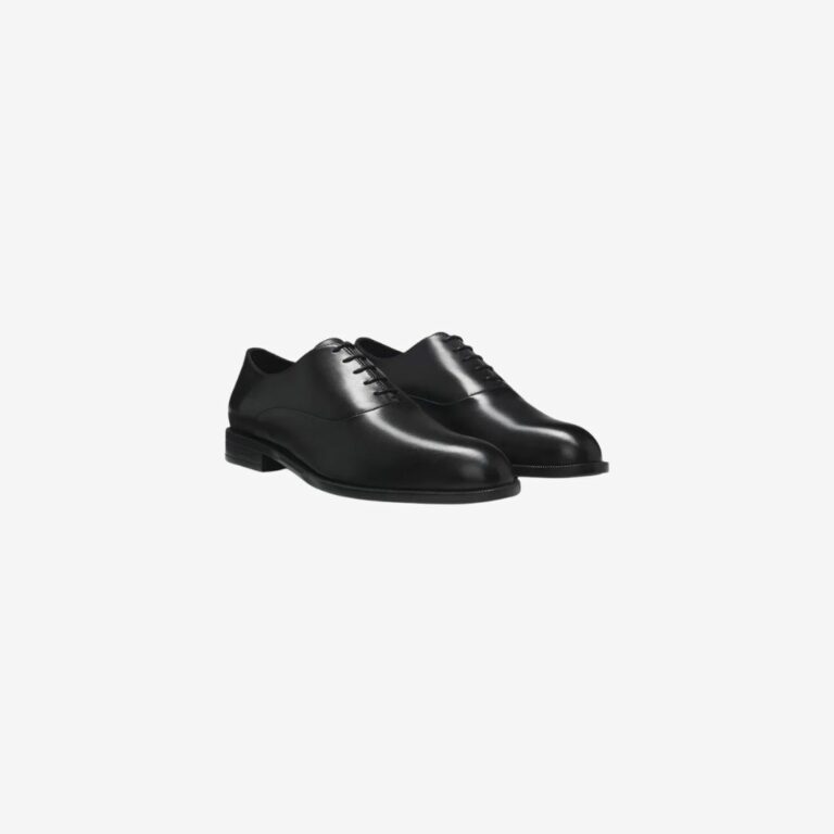 Giày Oxford da với logo ở gót giày