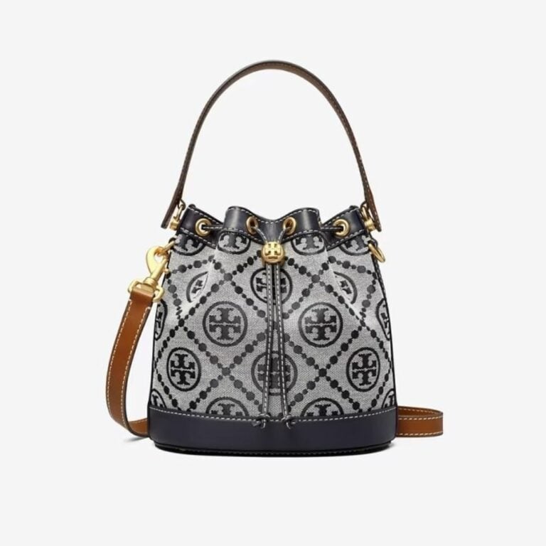 T Monogram Bucket Bag
