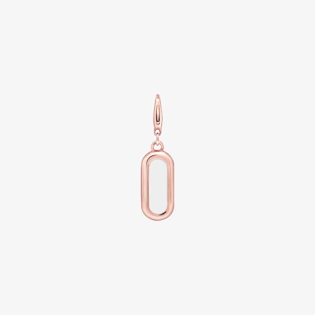 End Of Season Sale | Ưu đãi đến 30%++ 84 Aura charm Oval Rose Gold