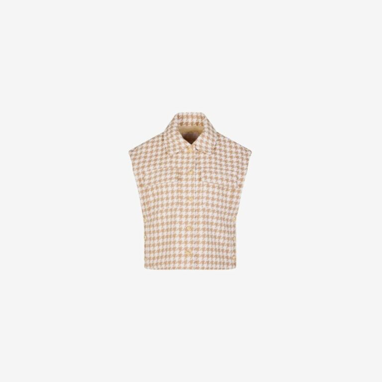 Áo Pattern Quilted Vest