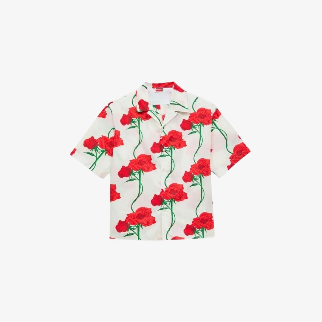 End Of Season Sale | Ưu đãi đến 30%++ 38 Áo sơ mi Hawaii ngắn tay KENZO Archive Rose