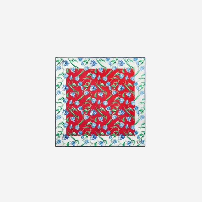 Khăn Lụa Vuông KENZO Tulip