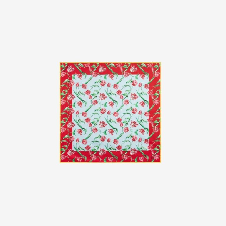 Khăn Lụa Vuông KENZO Tulip