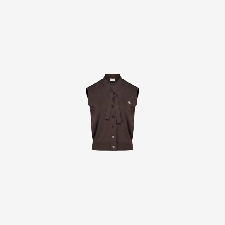 Áo Tie Knit Vest