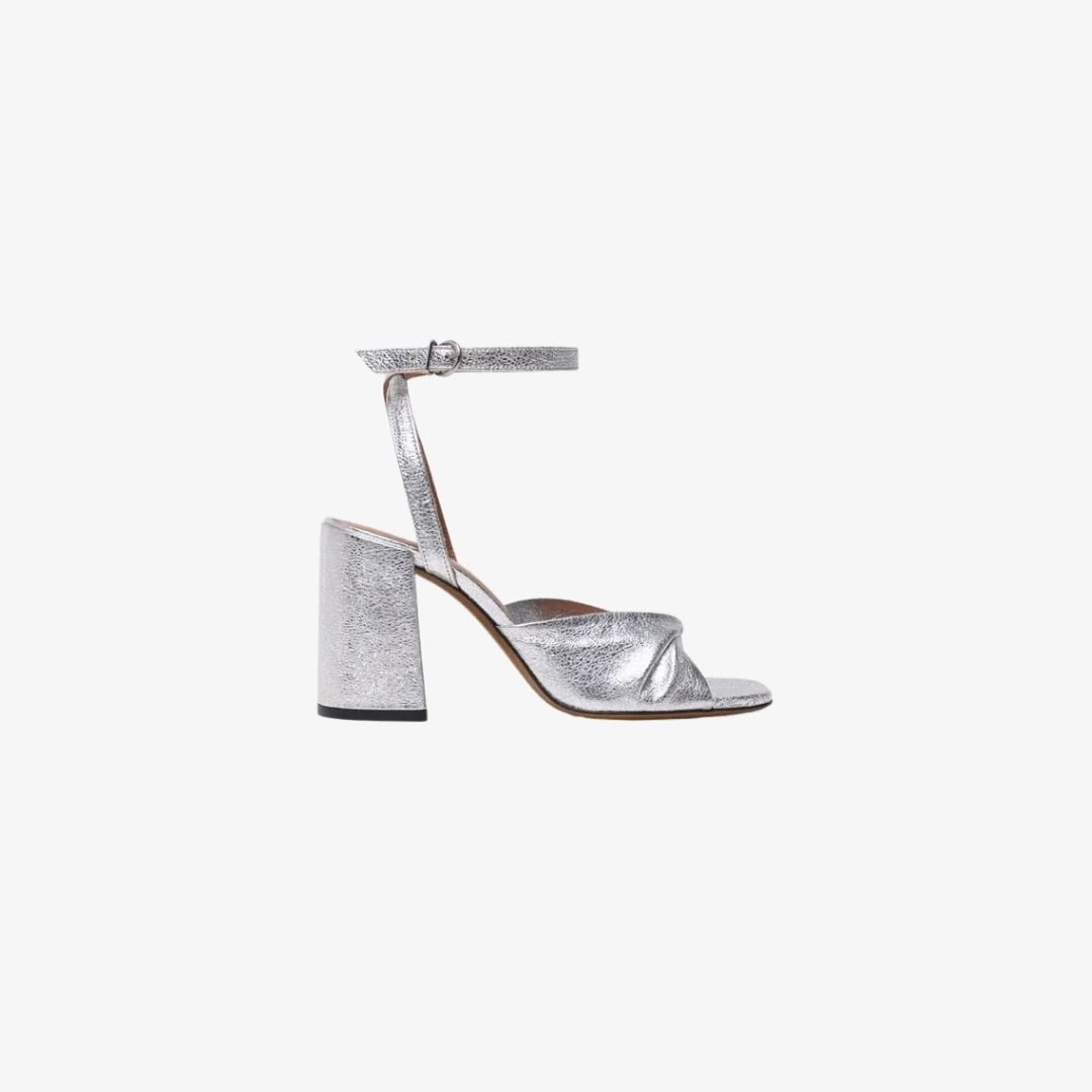 End Of Season Sale | Ưu đãi đến 30%++ 70 Sandal cao gót da trơn metallic ánh kim