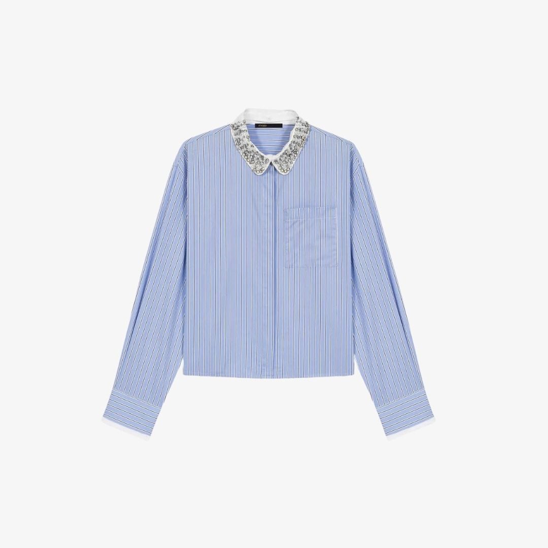 End Of Season Sale | Ưu đãi đến 30%++ 50 Áo sơ mi gắn cổ áo đính đá có thể tháo rời