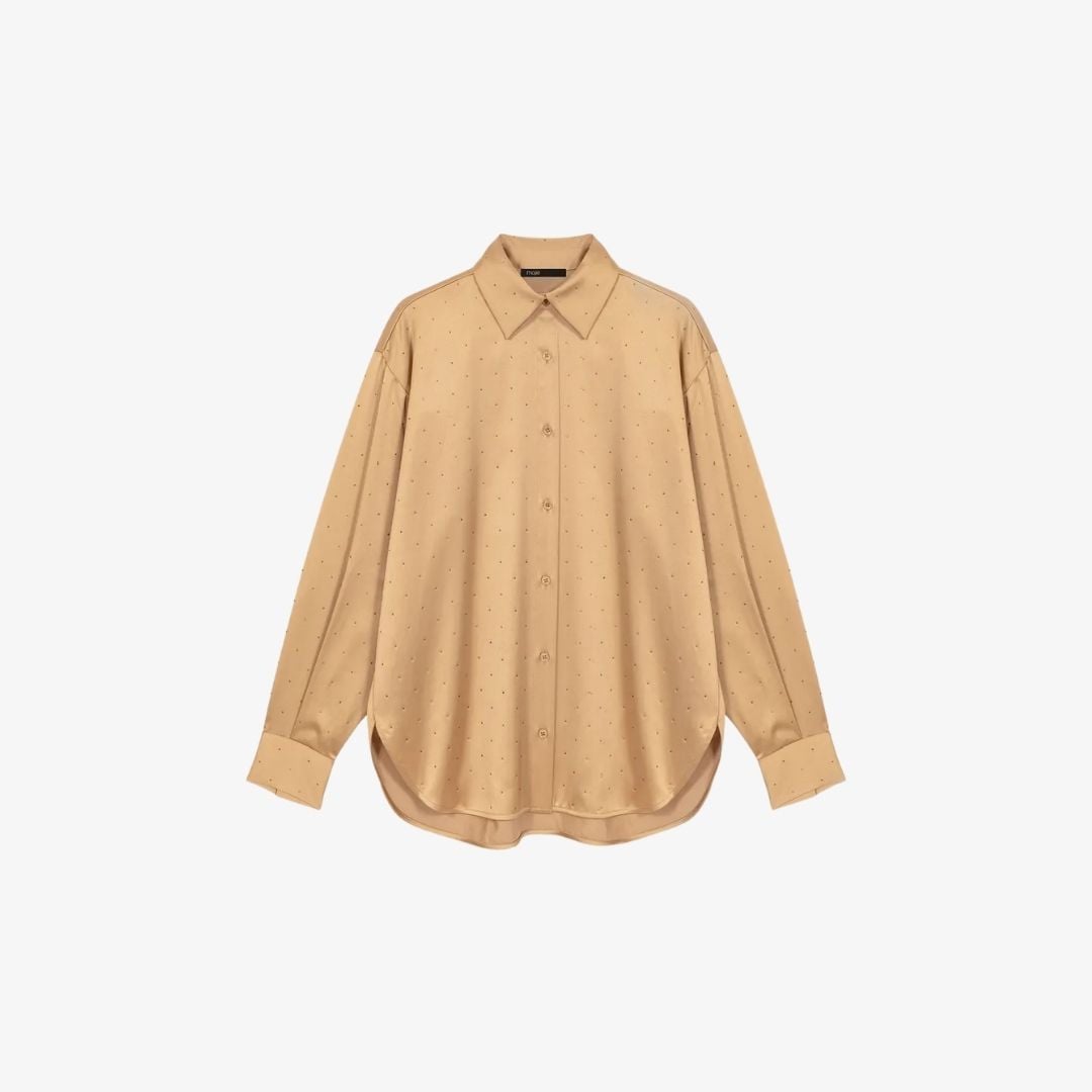 End Of Season Sale | Ưu đãi đến 30%++ 58 Áo sơ mi satin đính đá