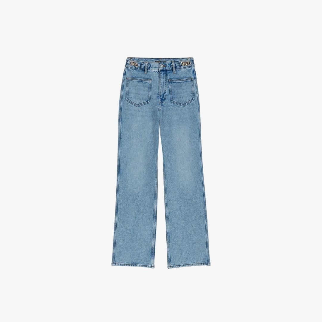 End Of Season Sale | Ưu đãi đến 30%++ 53 Quần jeans ống đứng phụ kiện dây xích