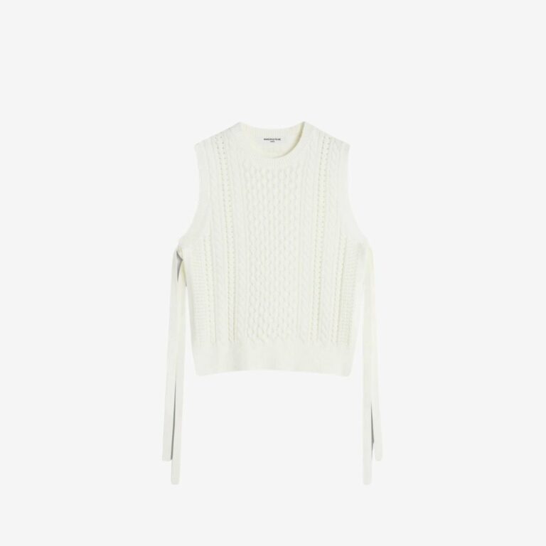 Áo Cable Knit Vest
