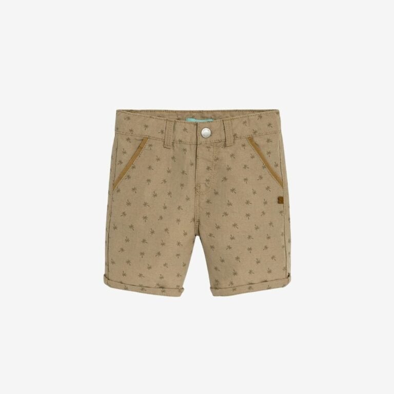 Quần short linen hình cây dừa