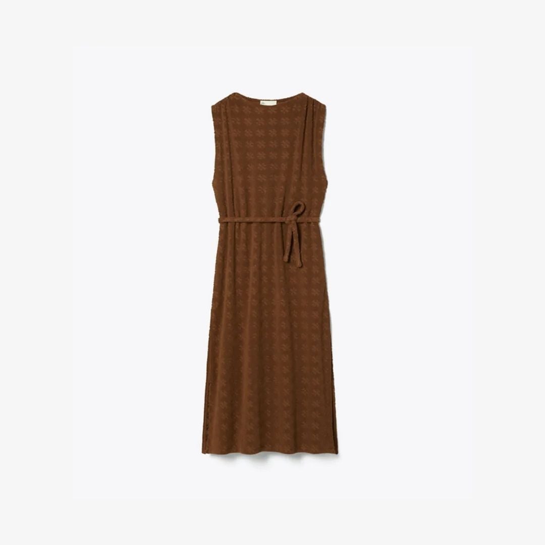 Đầm maxi Terry Jacquard
