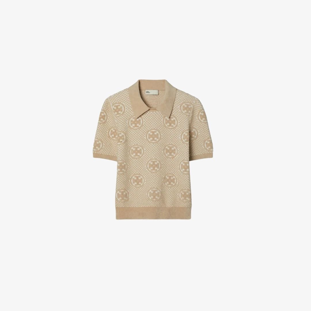 Áo polo jacquard nylon