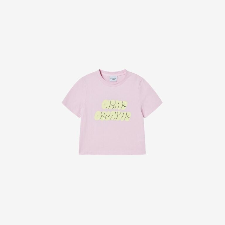 Áo Thun nữ crop Cloud Font