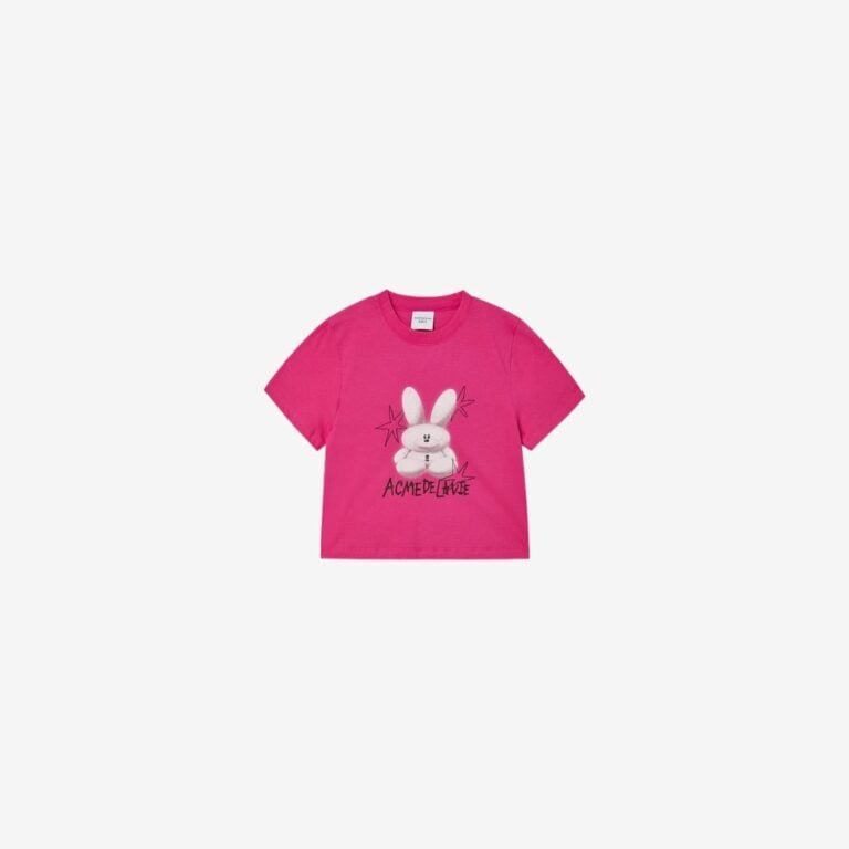 Áo Thun Round Spray Rabbit Crop