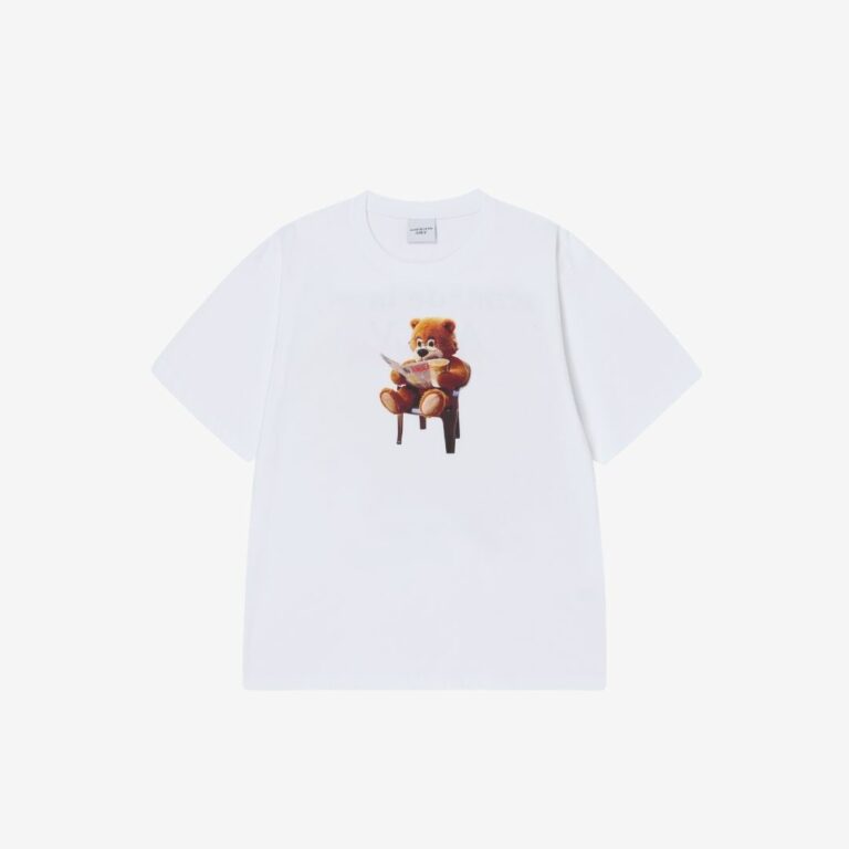 Áo thun AC bear X café đọc báo
